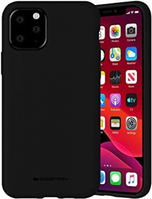 iPhone 12 Pro Max - Etui Silicone - Noir